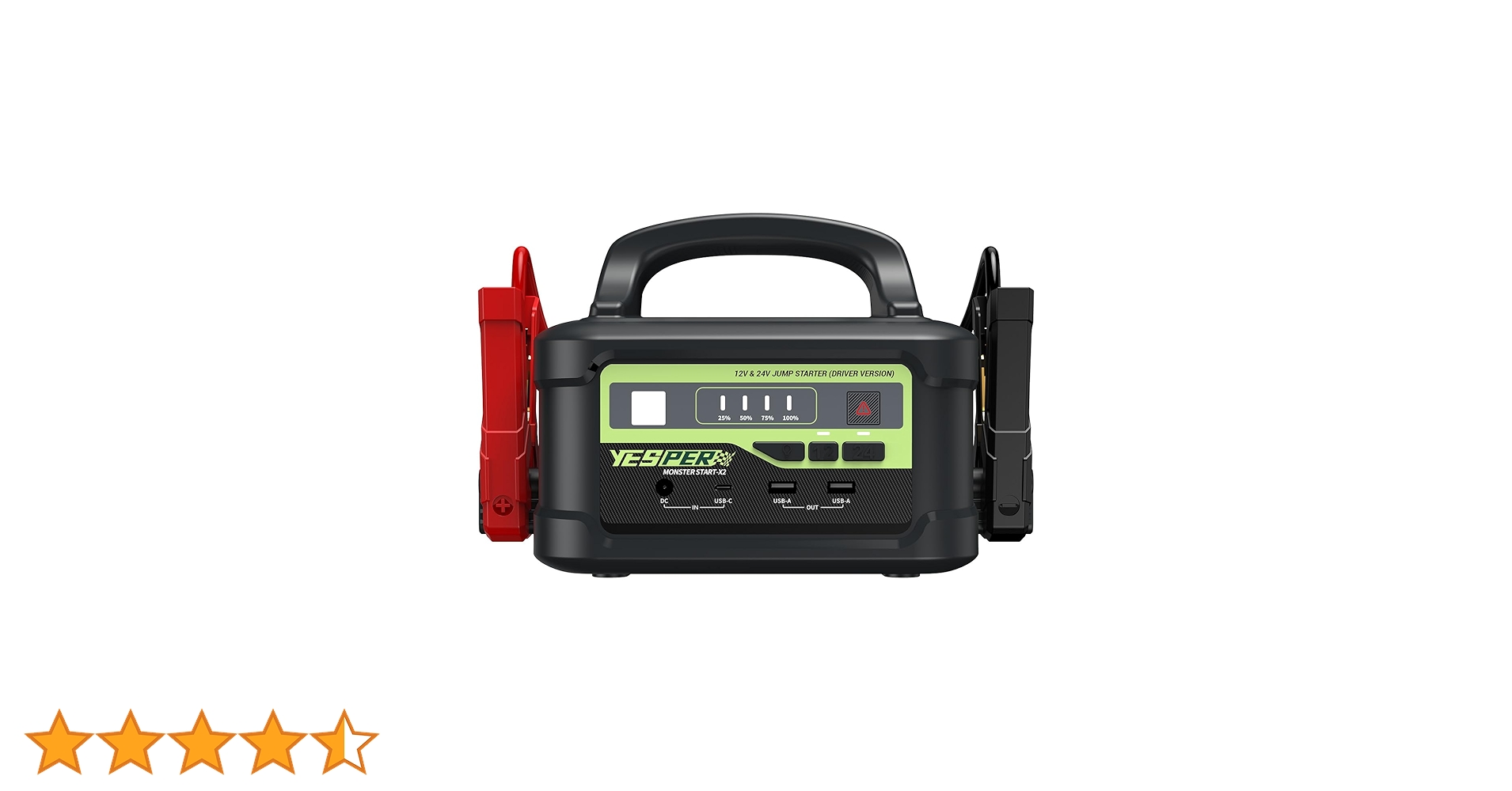 YESPER ジャンプスターター　122500mAh 8000A Amazon | YESPER ジャンプスターター 12V/24V車用 プロ 大型